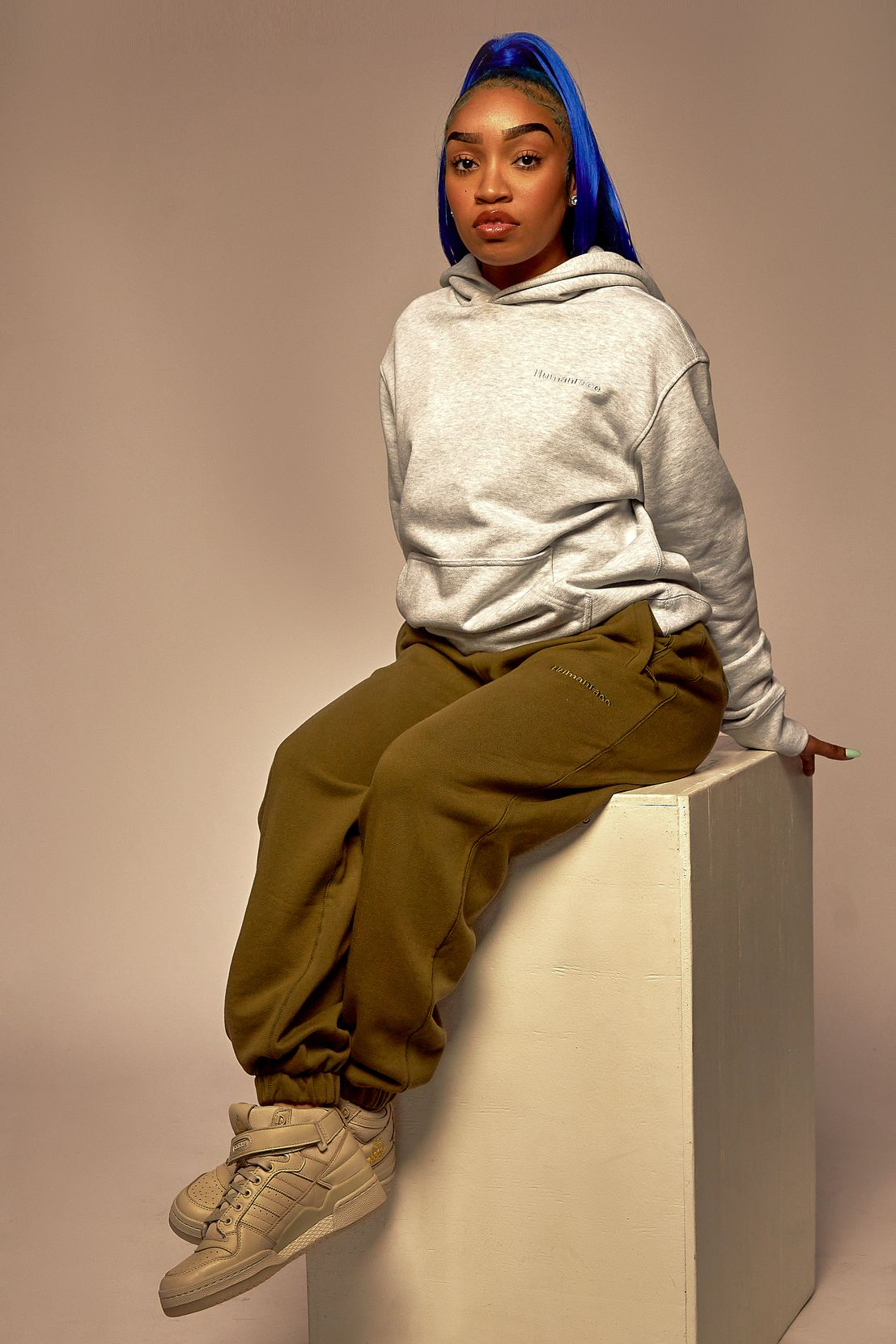 Editorial portrait photographed by Toshia D