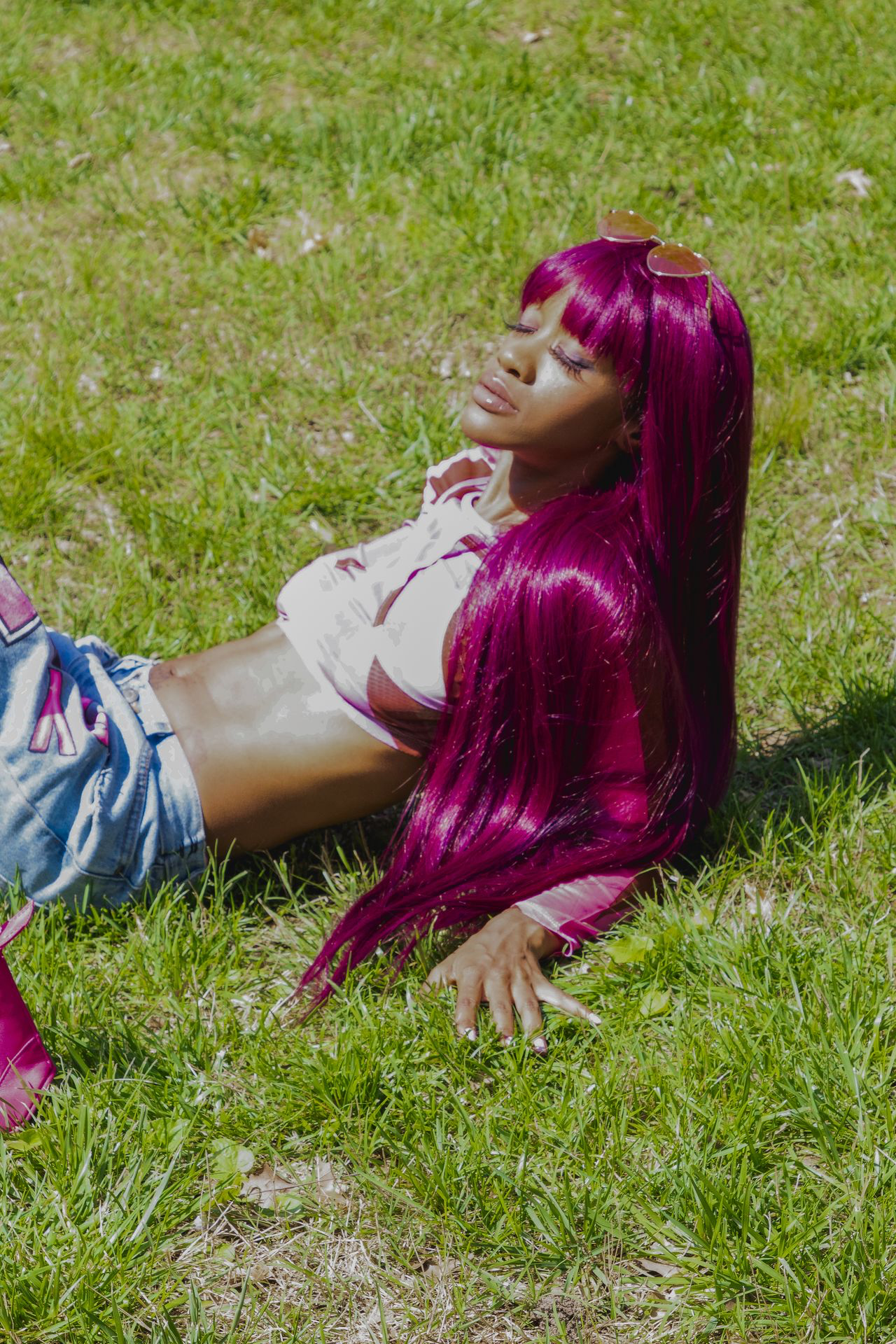 Editorial portrait photographed by Toshia D
