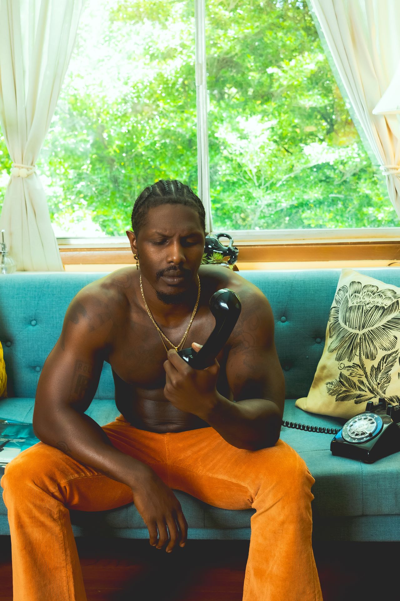 Editorial passion project to express black love with 70's nostalgia 