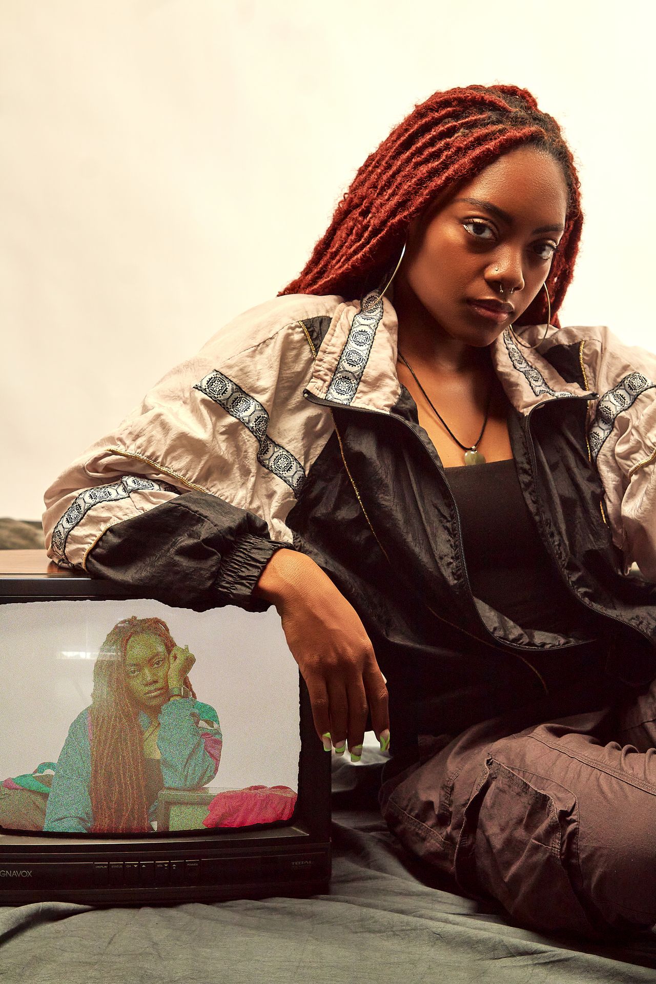 Editorial portrait photographed by Toshia D