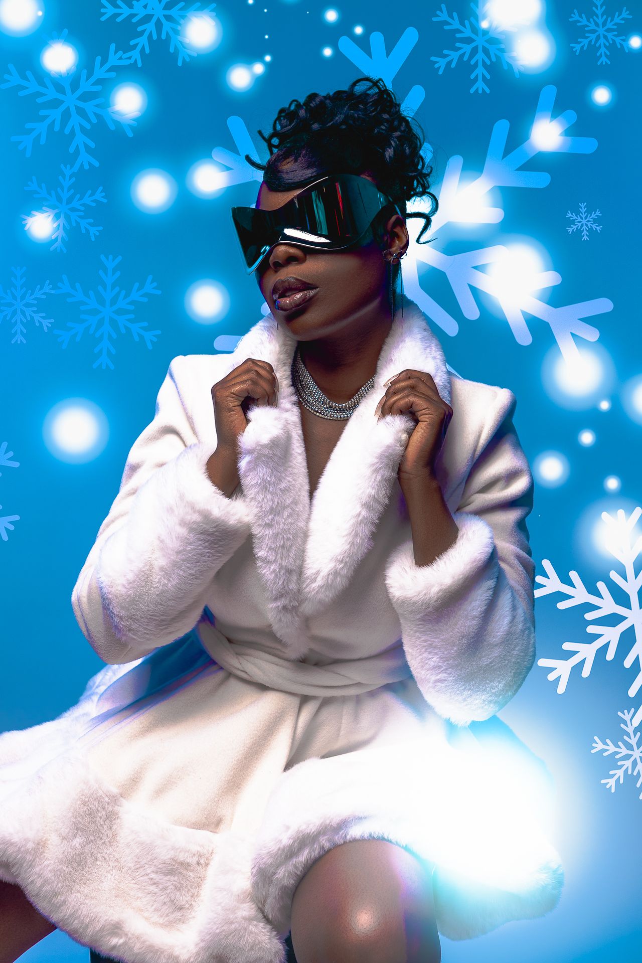 Editorial portrait photographed by Toshia D