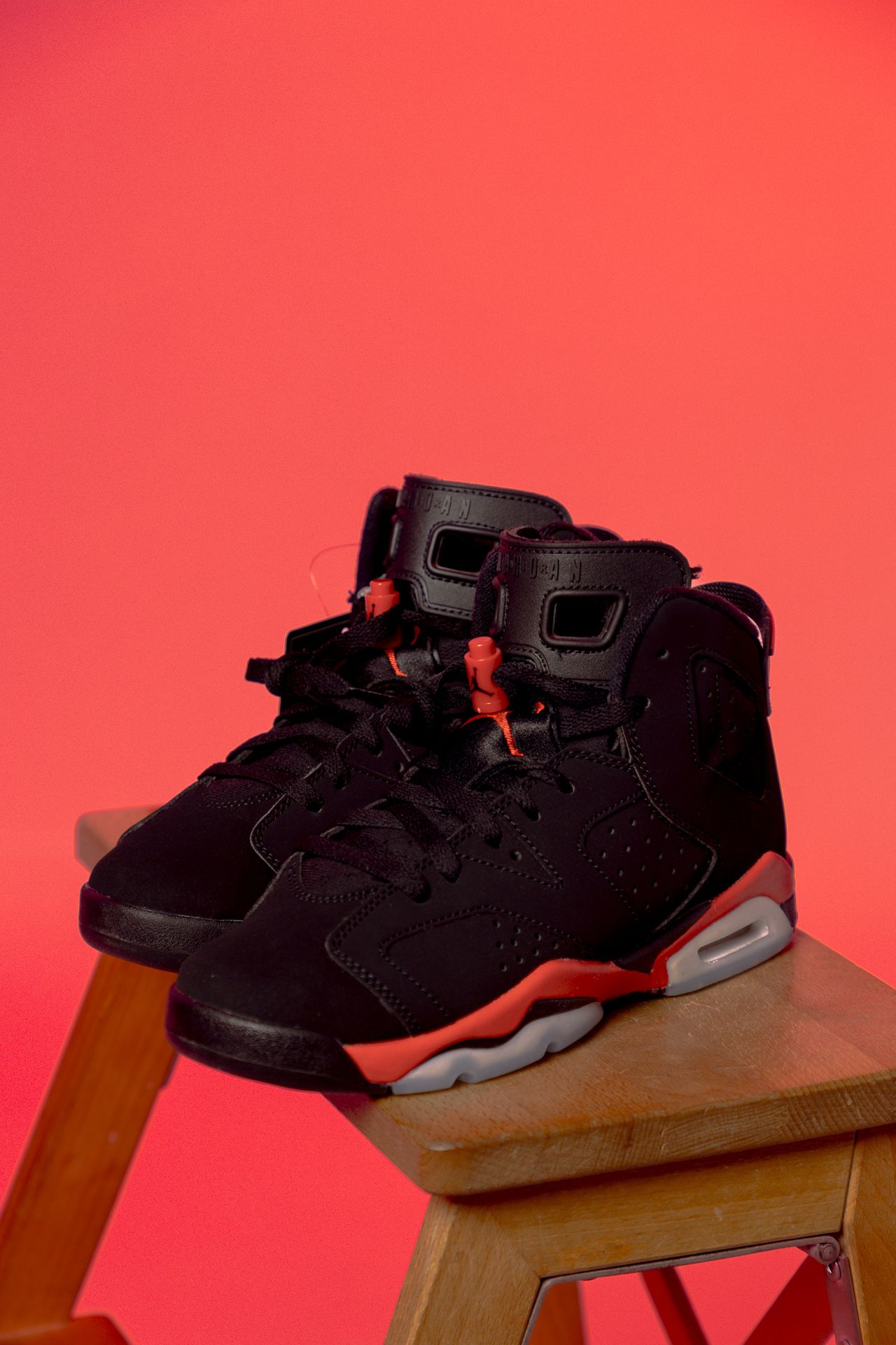 product photography of Infrared Jordan 6